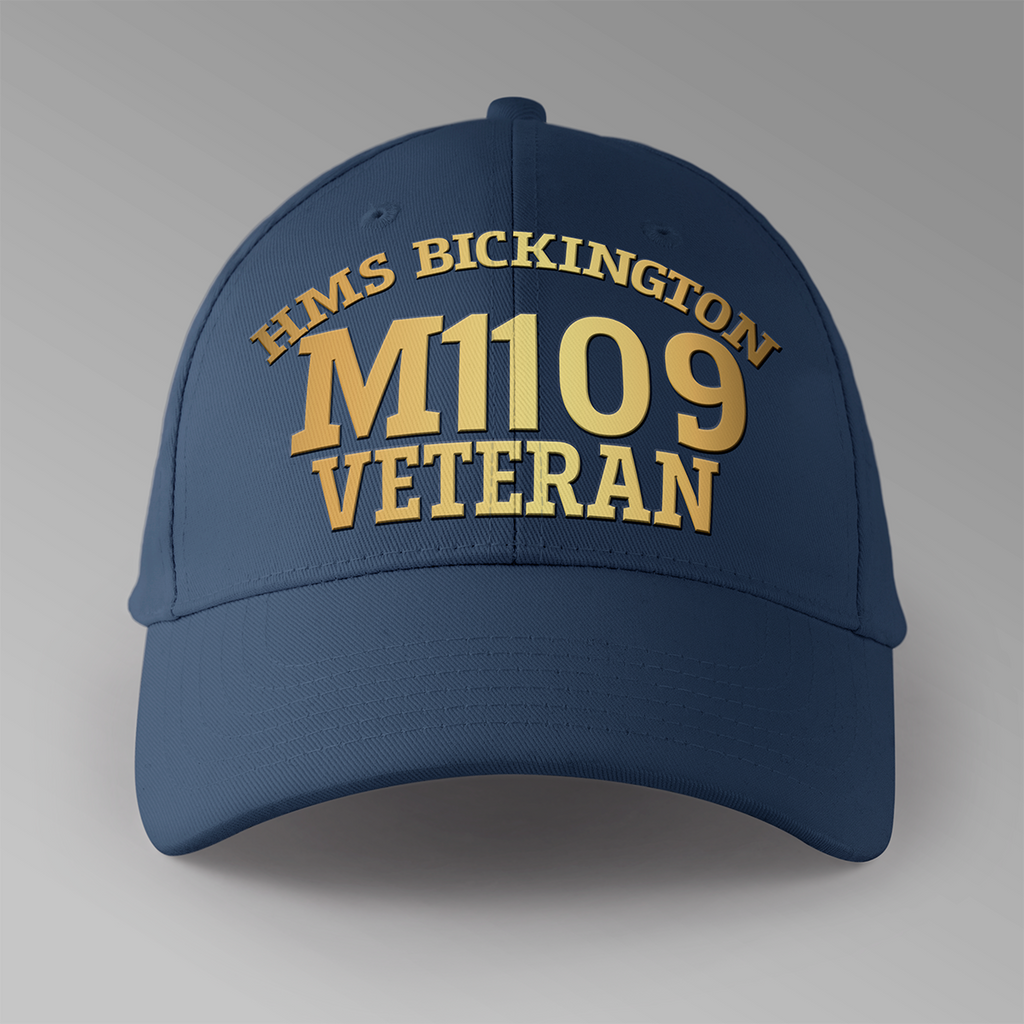 HMS Bickington M1109 Veteran - Personalised Baseball Cap