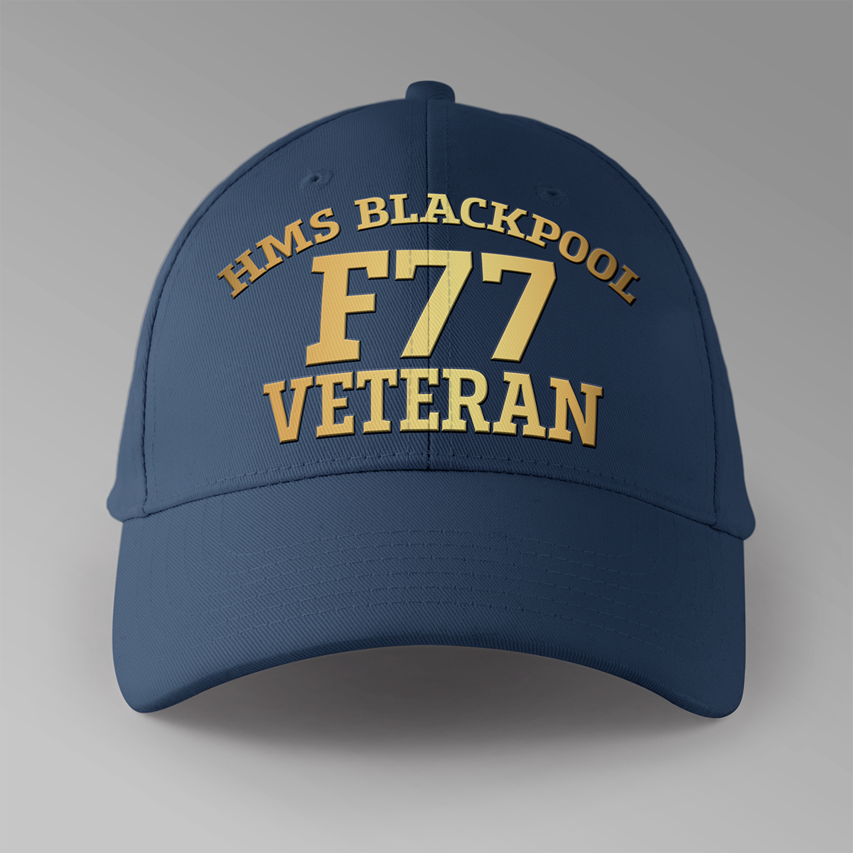 HMS Blackpool F77 Veteran - Personalised Baseball Cap