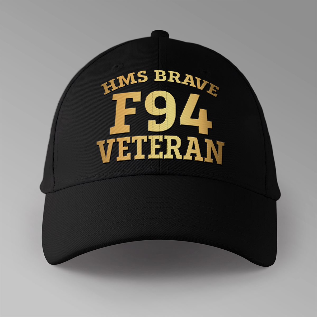 HMS Brave F94 Veteran - Personalised Baseball Cap