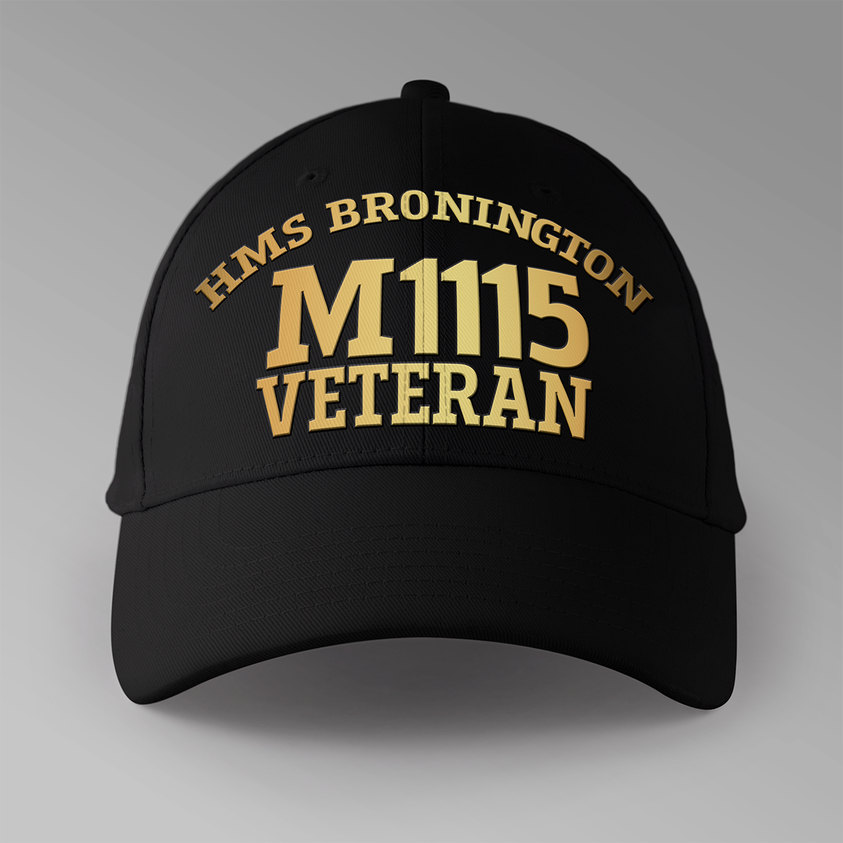 HMS Bronington M115 Veteran - Personalised Baseball Cap