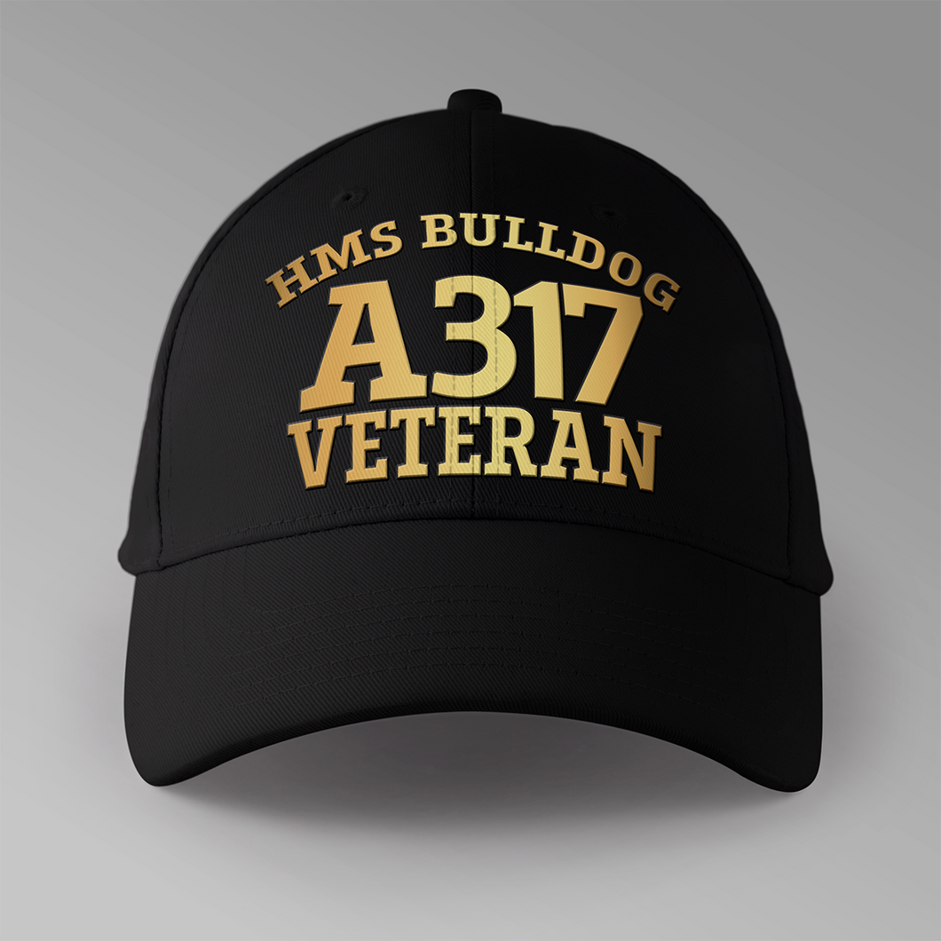 HMS Bulldog A317 Veteran - Personalised Baseball Cap