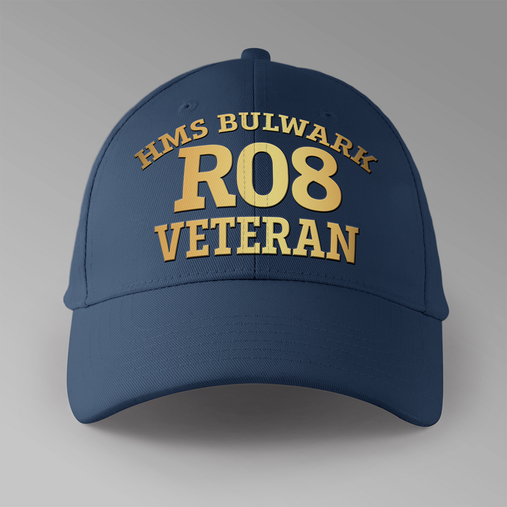 HMS Bulwark R08 Veteran - Personalised Baseball Cap