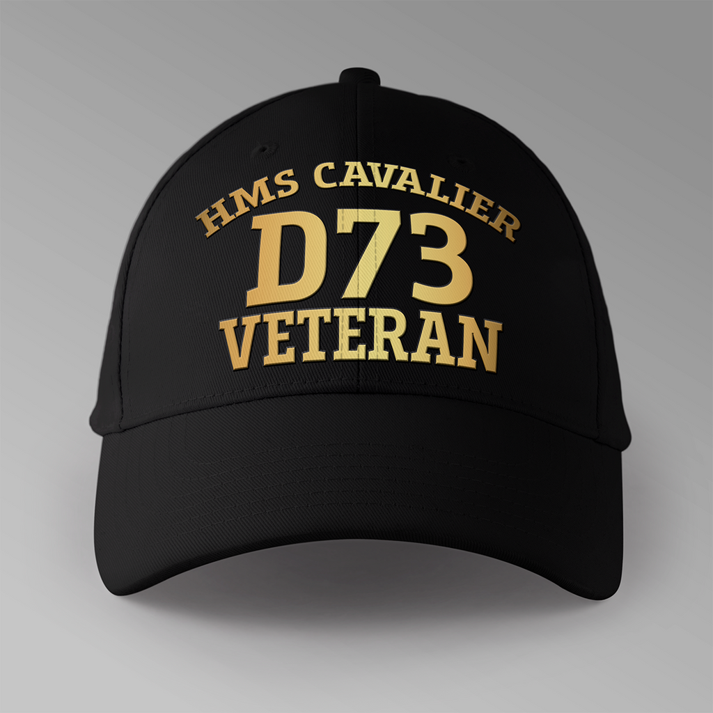 HMS Cavalier D73 Veteran - Personalised Baseball Cap
