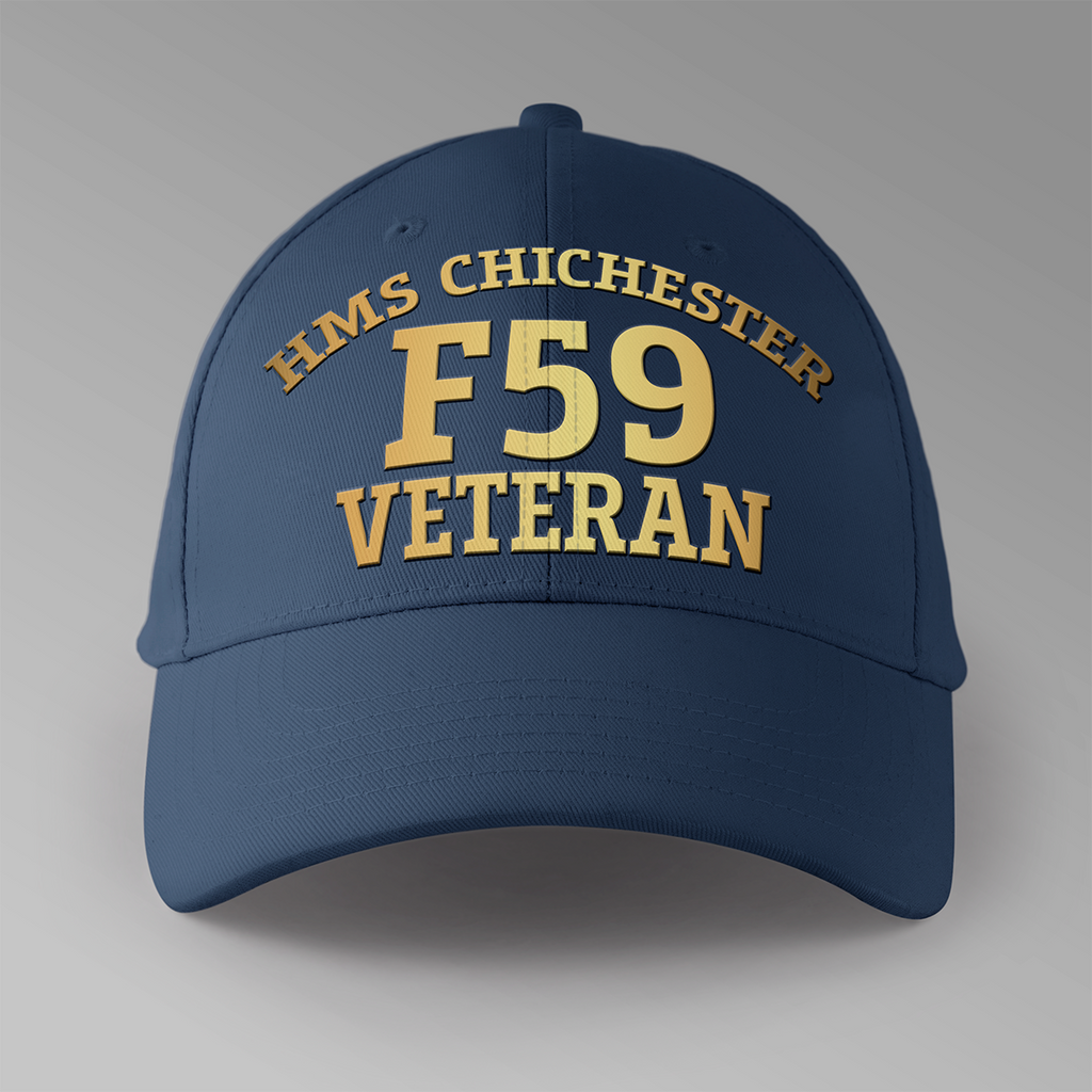 HMS Chichester F59 Veteran - Personalised Baseball Cap