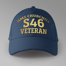 Load image into Gallery viewer, HMS Churchill S46 Veteran - Personalised Baseball Cap
