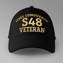Load image into Gallery viewer, HMS Conqueror S48 Veteran - Personalised Baseball Cap
