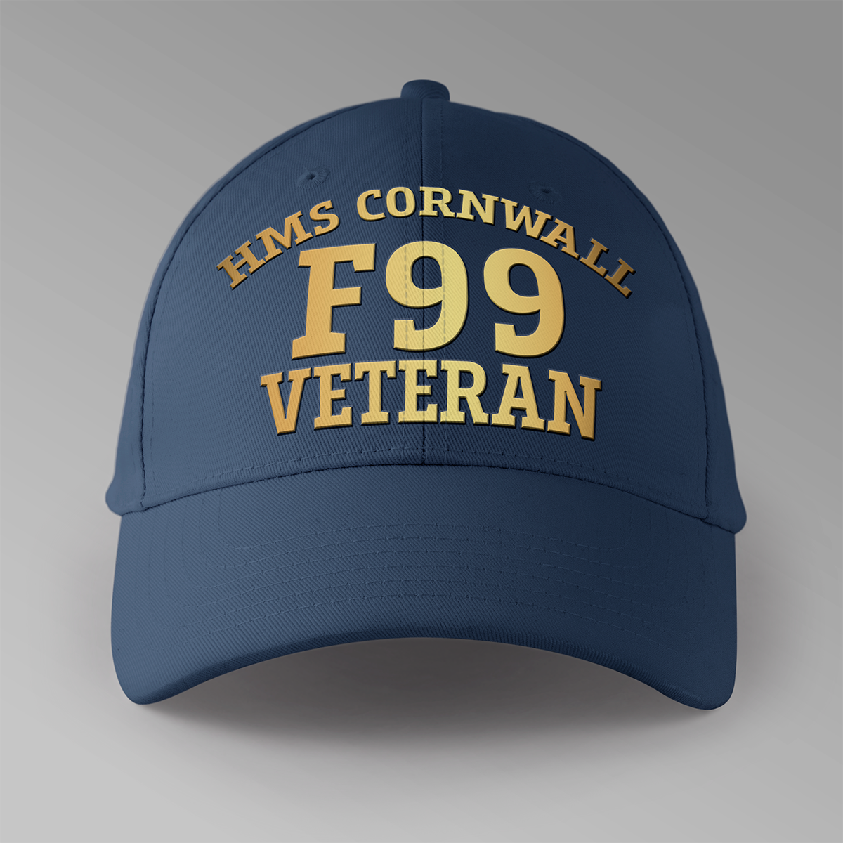 HMS Cornwall F99 Veteran - Personalised Baseball Cap