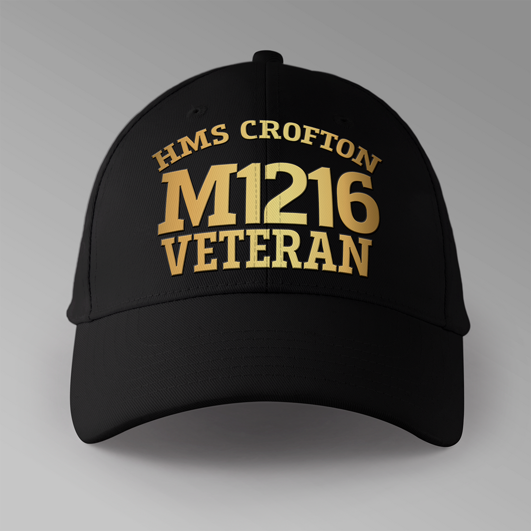 HMS Crofton M1216 Veteran - Personalised Baseball Cap