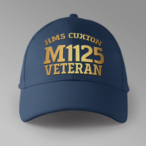HMS Cuxton M1125 Veteran - Personalised Baseball Cap