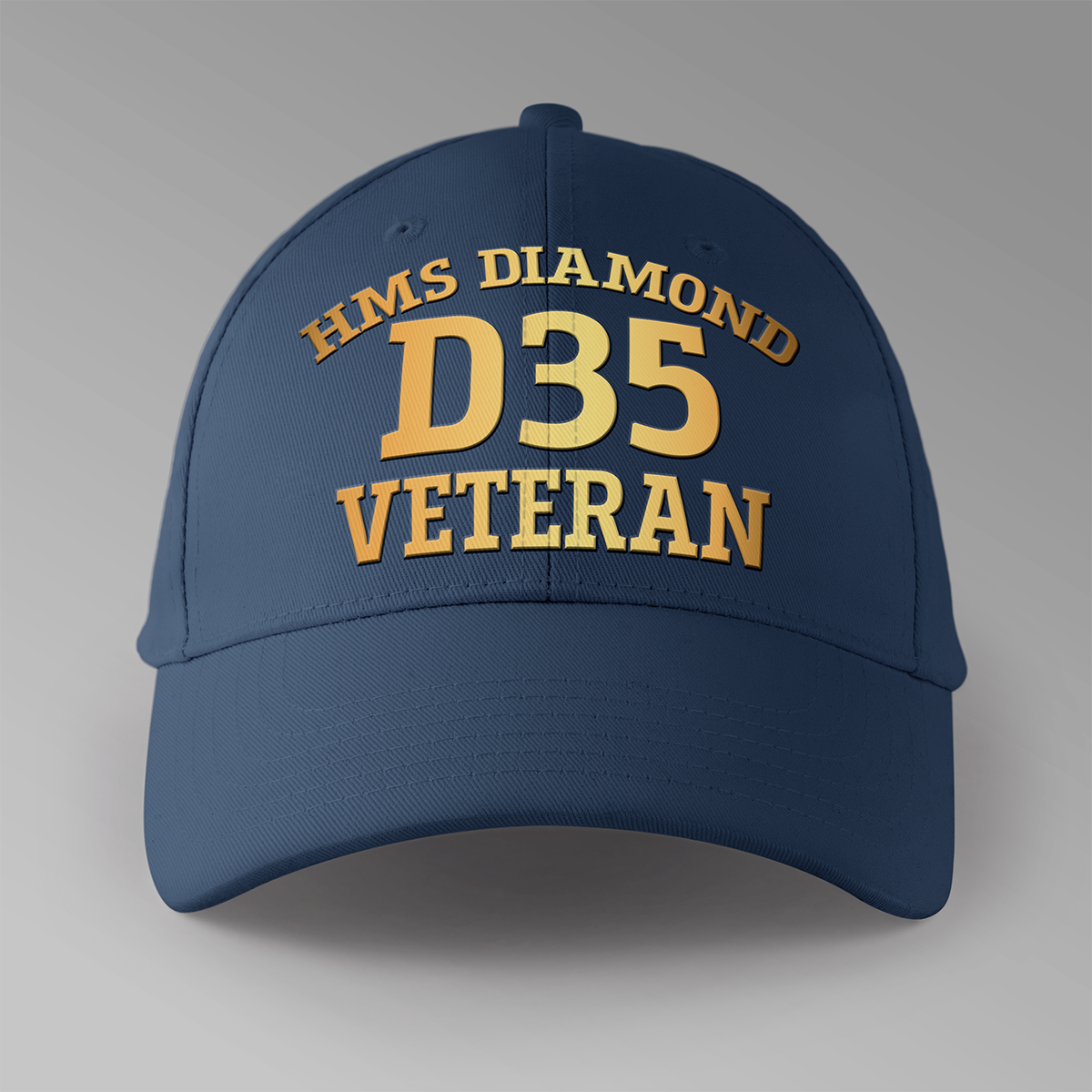 HMS Diamond D35 Veteran - Personalised Baseball Cap