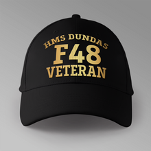 Load image into Gallery viewer, HMS Dundas F48 Veteran - Personalised Baseball Cap
