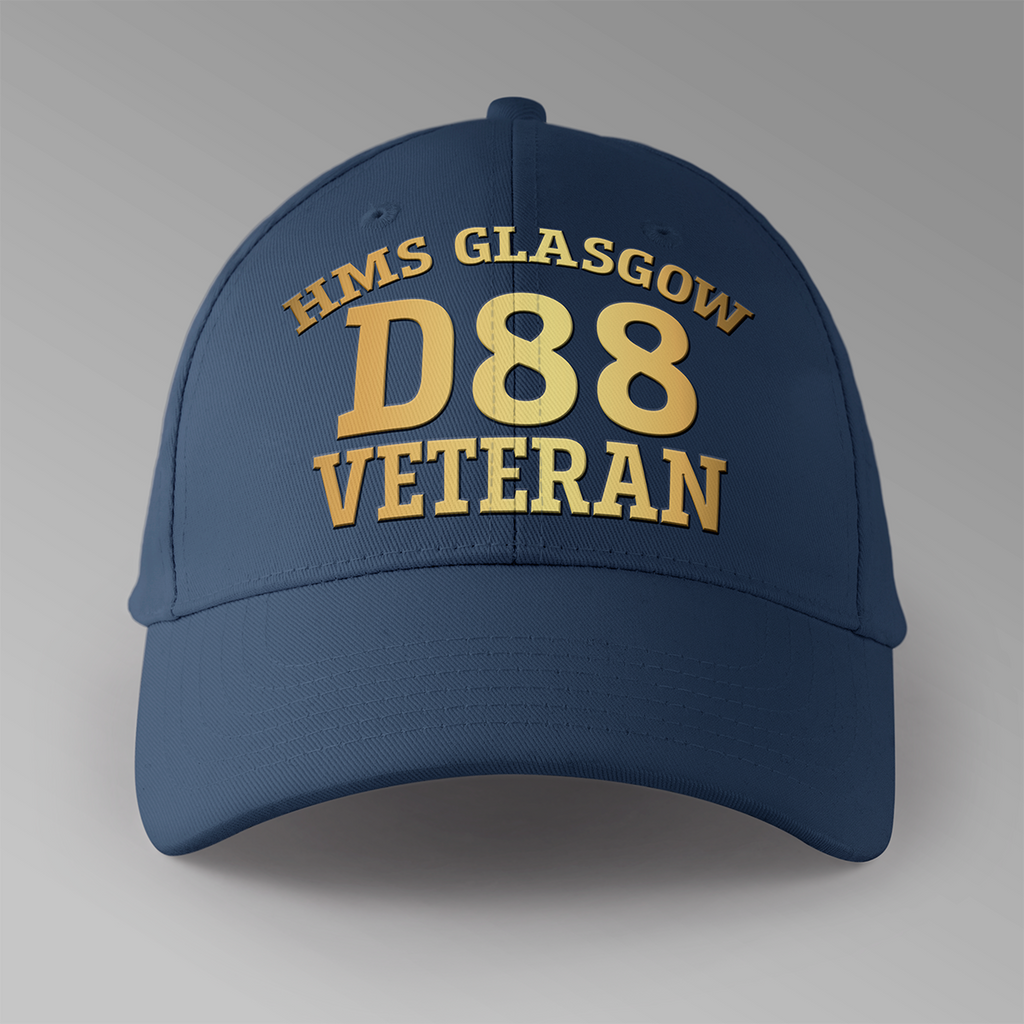 HMS Glasgow D88 Veteran - Personalised Baseball Cap