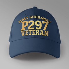 Load image into Gallery viewer, HMS Guernsey P297 Veteran - Personalised Baseball Cap
