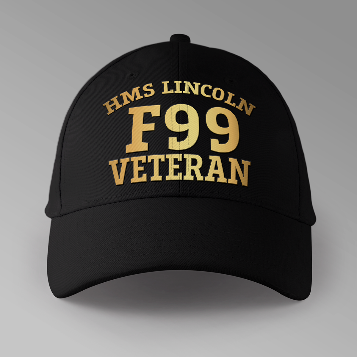 HMS Lincoln F99 Veteran Personalised Baseball Cap