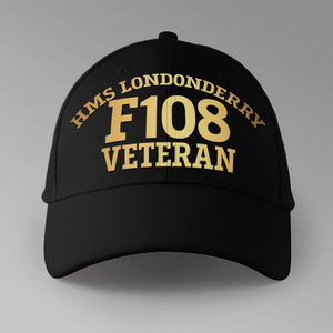 HMS Londonderry F108 Veteran - Personalised Baseball Cap