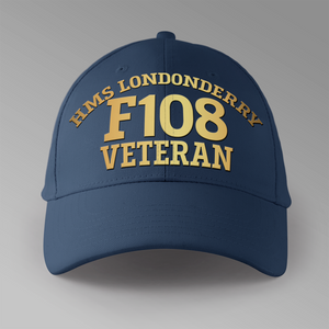 HMS Londonderry F108 Veteran - Personalised Baseball Cap