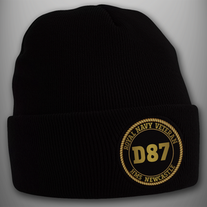 HMS Newcastle D87 - Pennant Number Beanie Hat