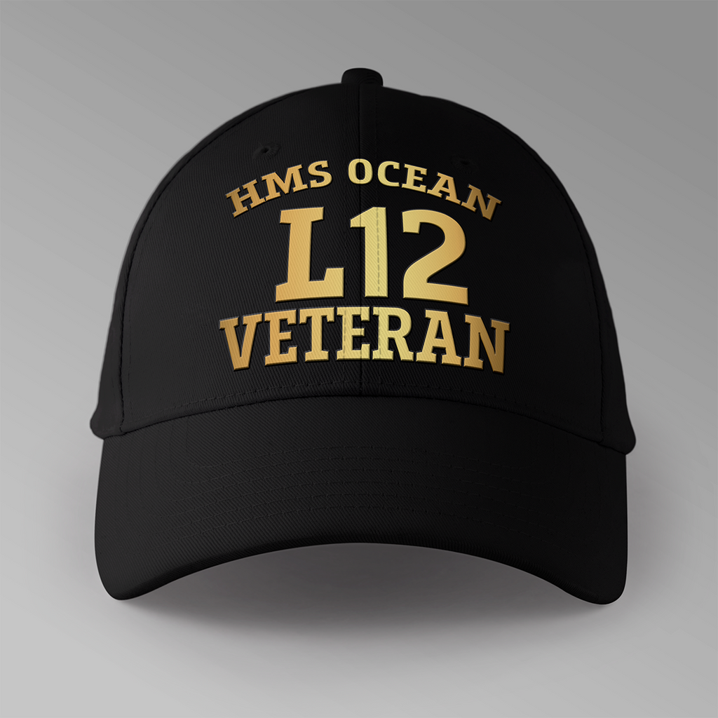 HMS Ocean L12 Veteran - Personalised Baseball Cap