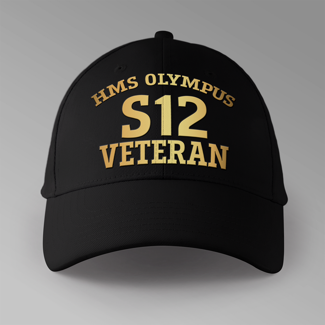 HMS Olympus S12 Veteran - Personalised Baseball Cap