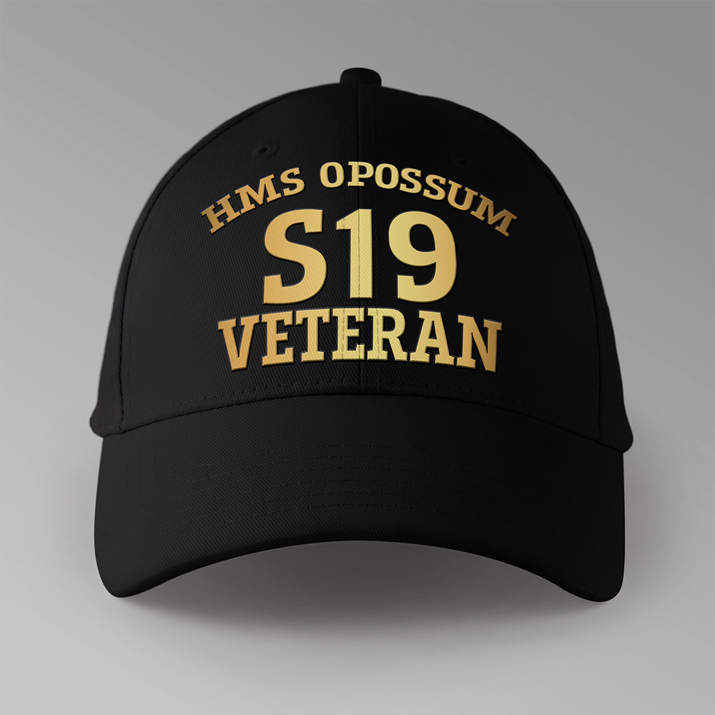 HMS Opossum S19 Veteran - Personalised Baseball Cap