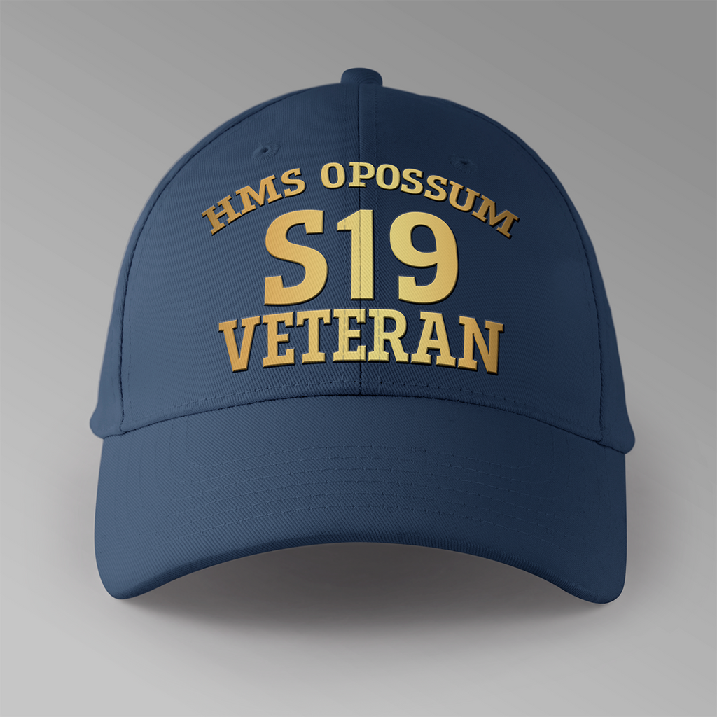 HMS Opossum S19 Veteran - Personalised Baseball Cap