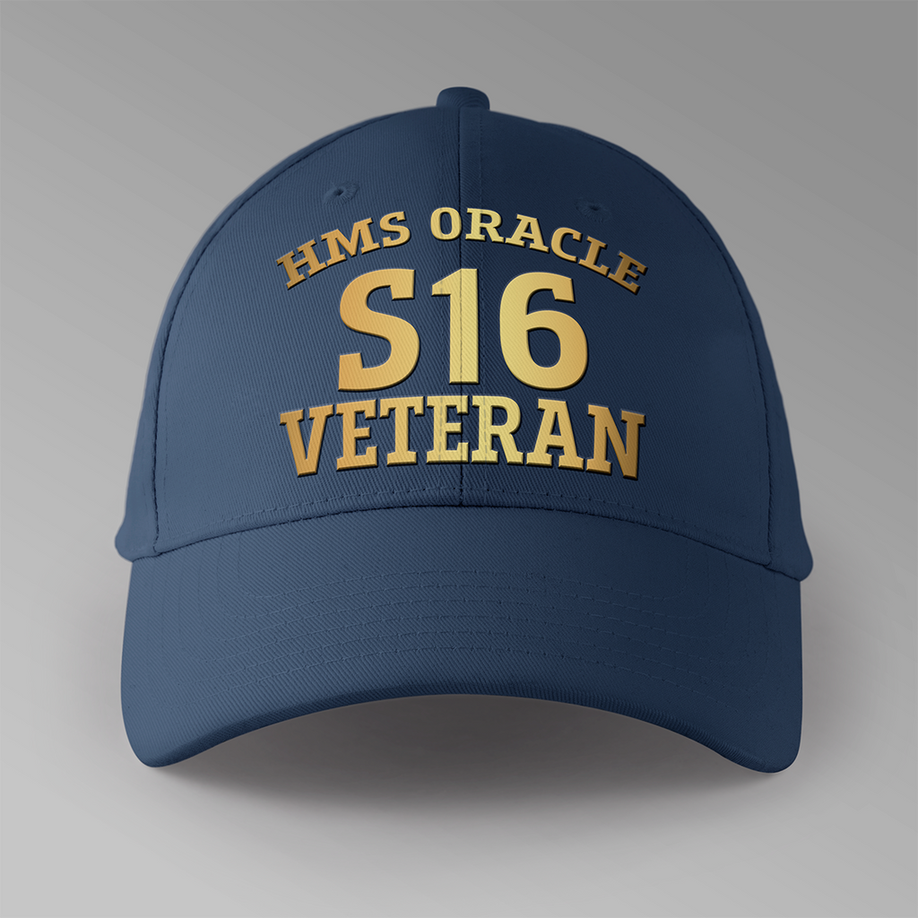HMS Oracle S16 Veteran - Personalised Baseball Cap