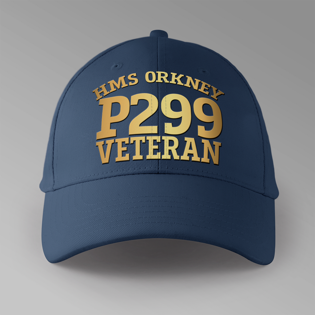 HMS Orkney P299 Veteran - Personalised Baseball Cap
