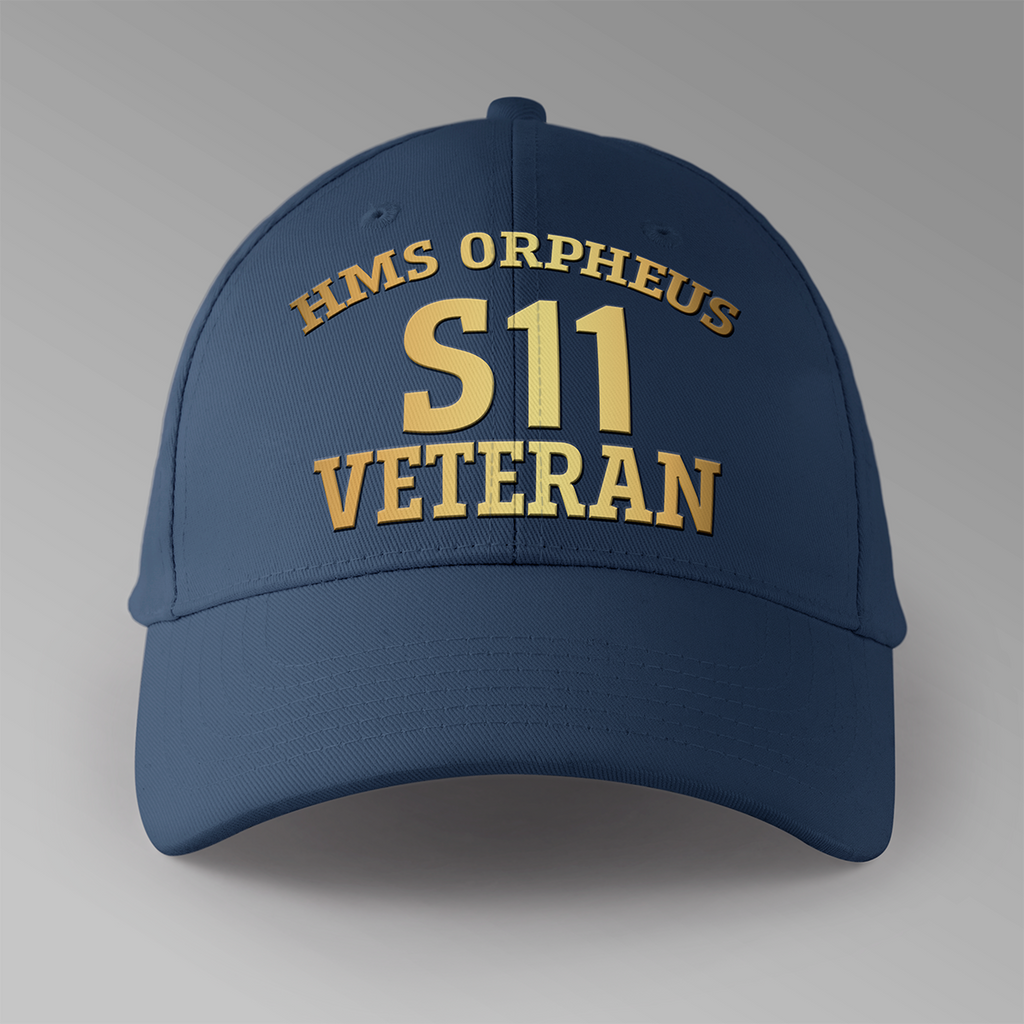 HMS Orpheus S11 Veteran - Personalised Baseball Cap