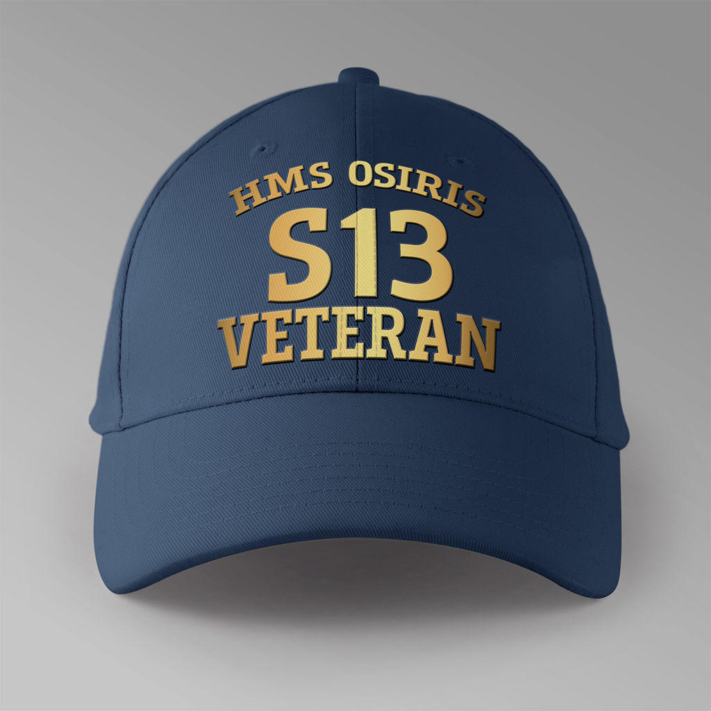 HMS Osiris S13 Veteran - Personalised Baseball Cap