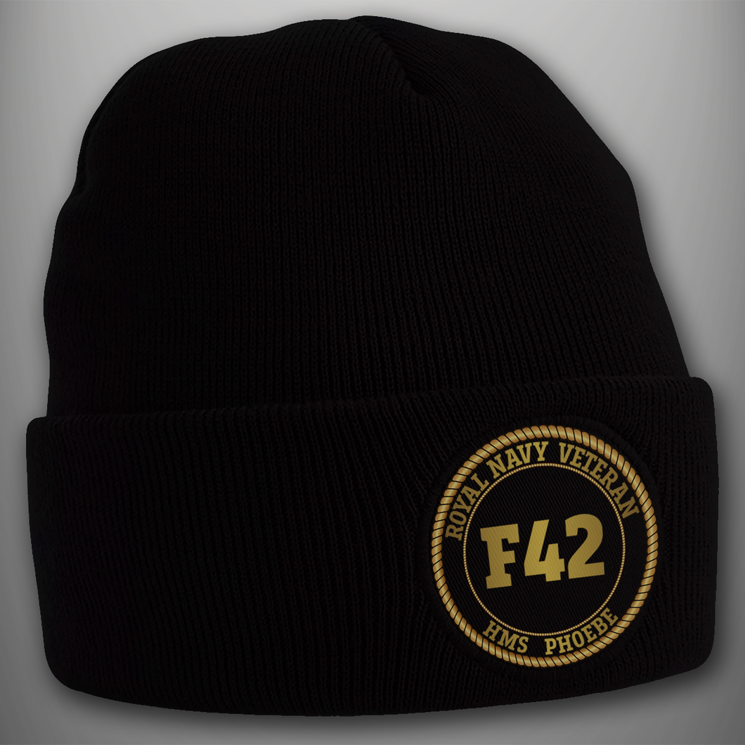 HMS Phoebe F42 - Pennant Number Beanie Hat