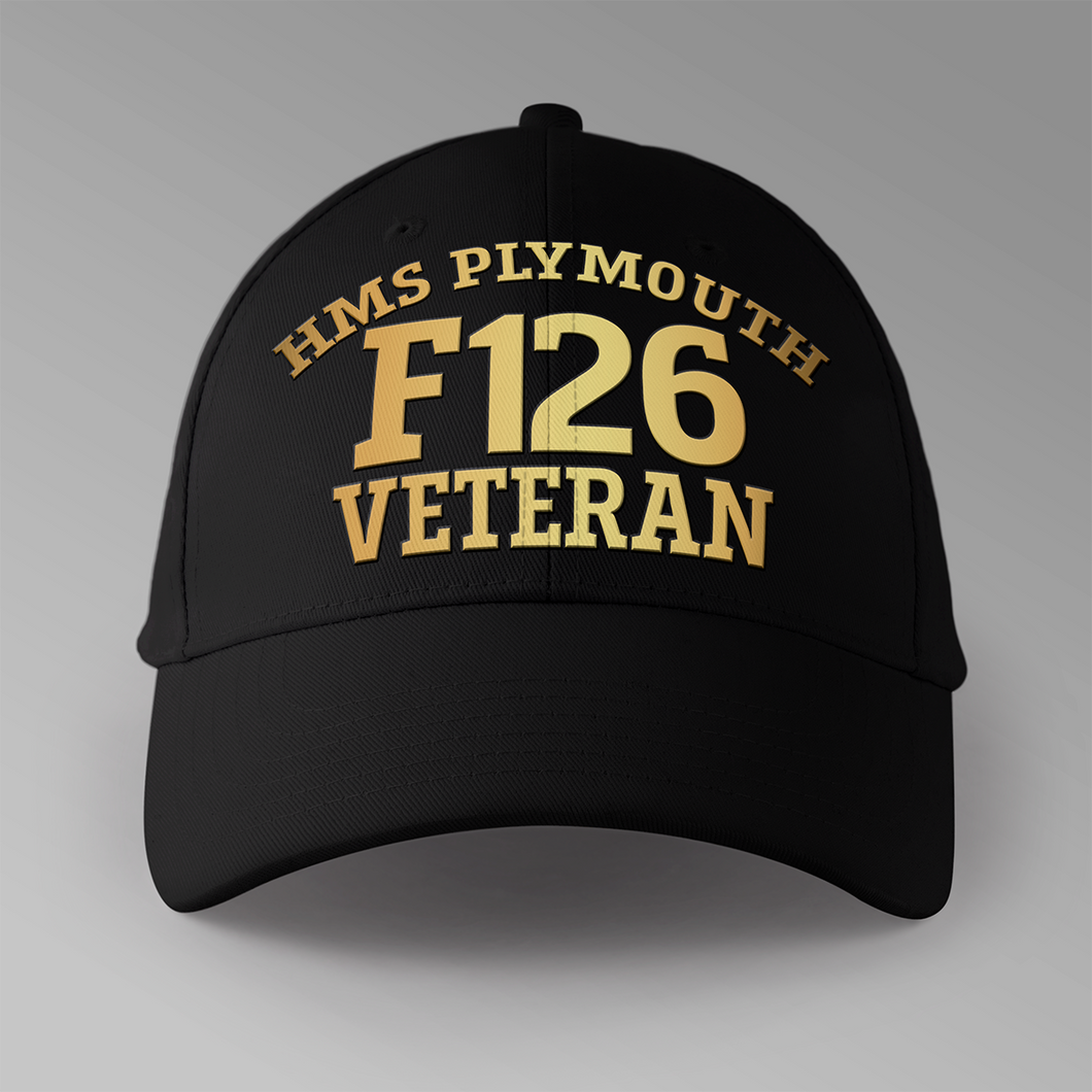 HMS Plymouth F126 Veteran - Personalised Baseball Cap