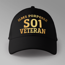 Load image into Gallery viewer, HMS Porpoise S01 Veteran - Personalised Baseball Cap
