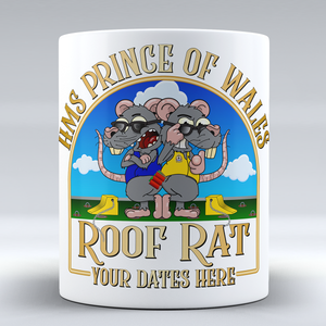 HMS Prince of Wales Aircraft Handler 'Roof Rat/Hangar Rat' - Personalised Mug