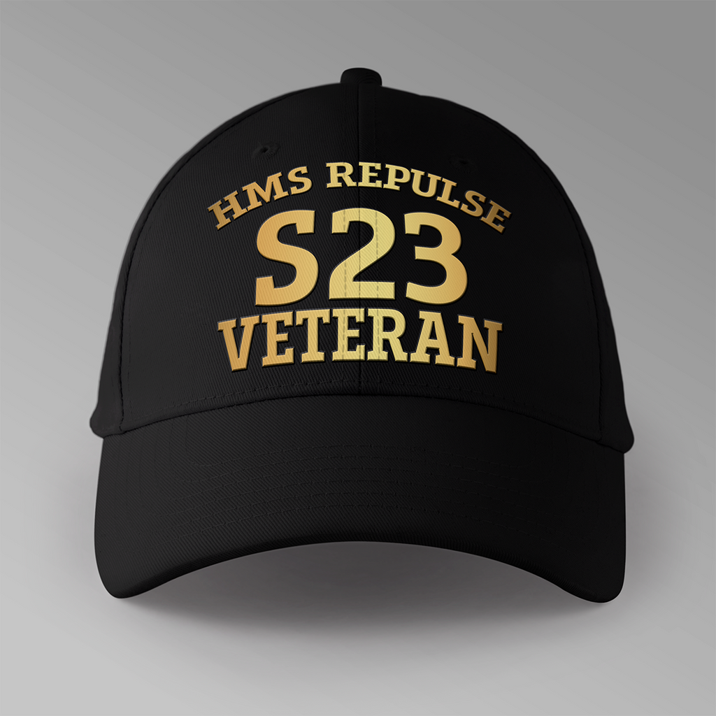 HMS Repulse S23 Veteran - Personalised Baseball Cap