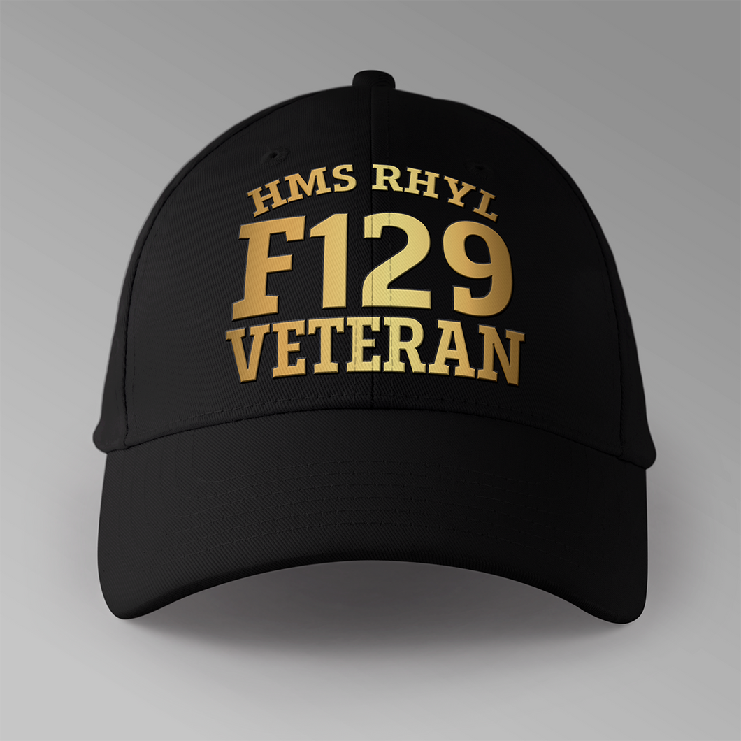 HMS Rhyl F129 Veteran - Personalised Baseball Cap