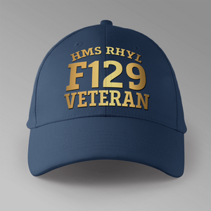 HMS Rhyl F129 Veteran - Personalised Baseball Cap