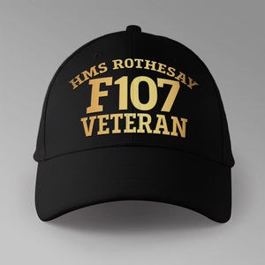 HMS Rothesay F107 Veteran - Personalised Baseball Cap