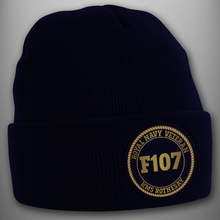 Load image into Gallery viewer, HMS Rothesay F107 - Pennant Number Beanie Hat
