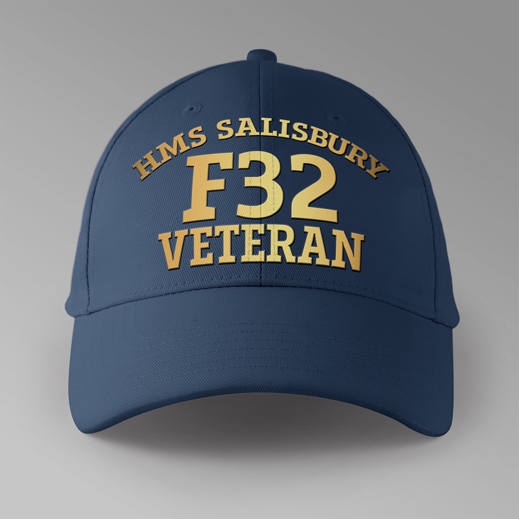 HMS Salisbury F32 Veteran - Personalised Baseball Cap
