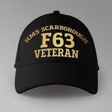 Load image into Gallery viewer, HMS Scarborough F63 Veteran - Personalised Baseball Cap
