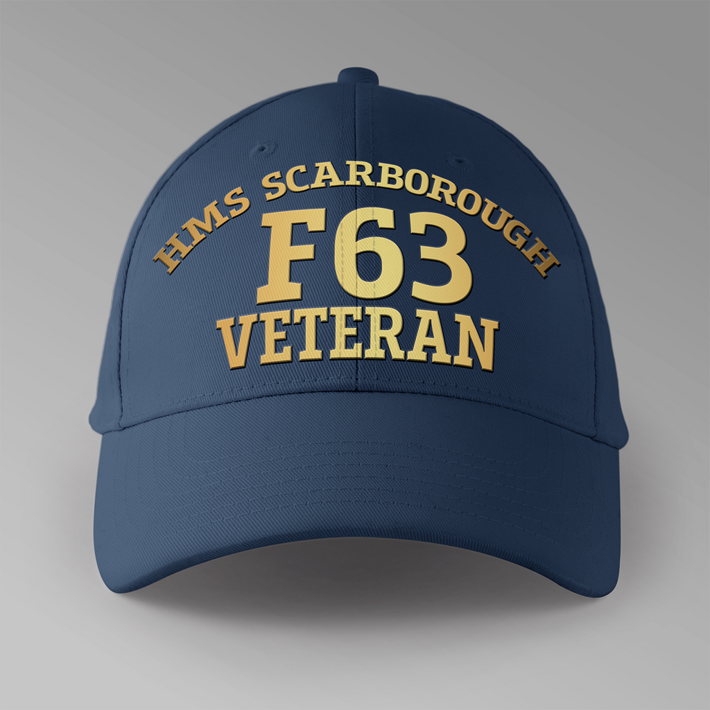 HMS Scarborough F63 Veteran - Personalised Baseball Cap