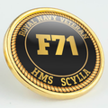 HMS Scylla F71 Pennant Number Pin/Lapel Badge