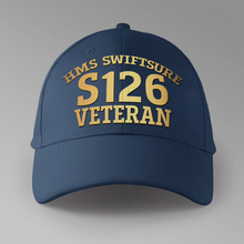 Load image into Gallery viewer, HMS Swiftsure S126 Veteran - Personalised Baseball Cap

