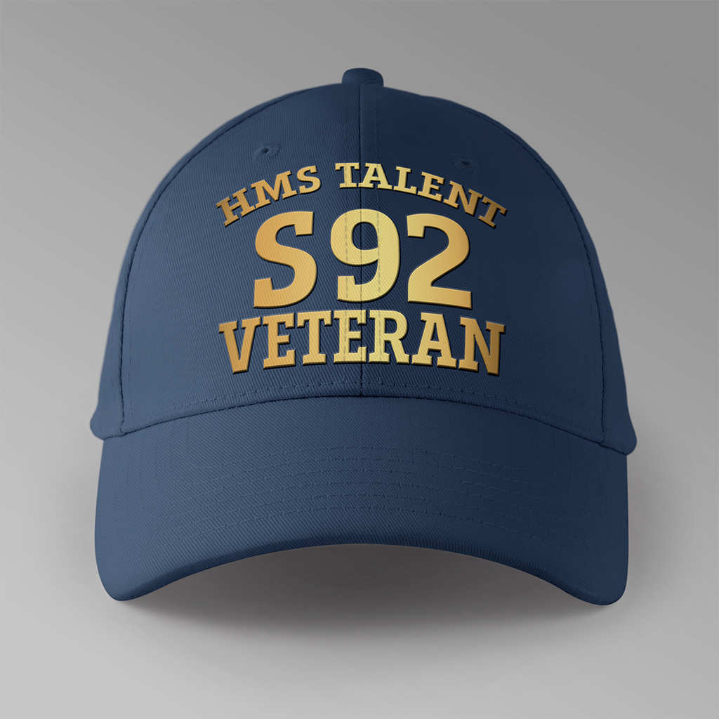 HMS Talent S92 Veteran - Personalised Baseball Cap