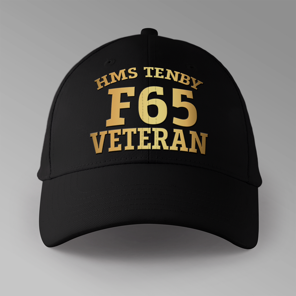 HMS Tenby F65 Veteran - Personalised Baseball Cap
