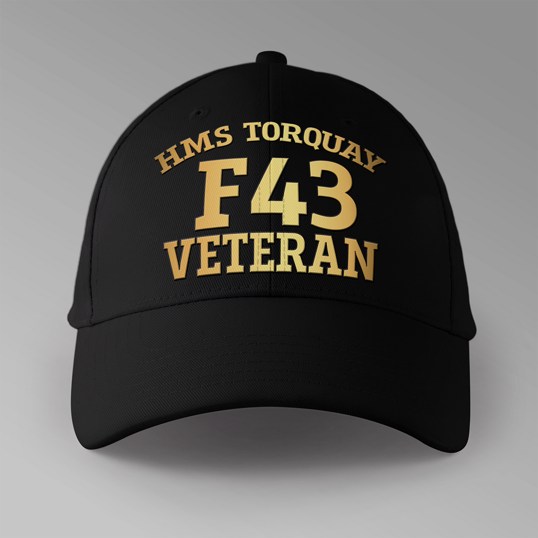HMS Torquay F43 Veteran - Personalised Baseball Cap