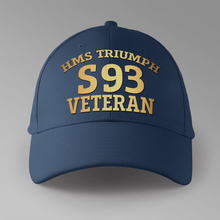 Load image into Gallery viewer, HMS Triumph S93 Veteran - Personalised Baseball Cap
