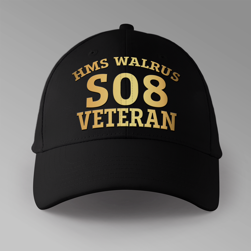 HMS Walrus S08 Veteran - Personalised Baseball Cap