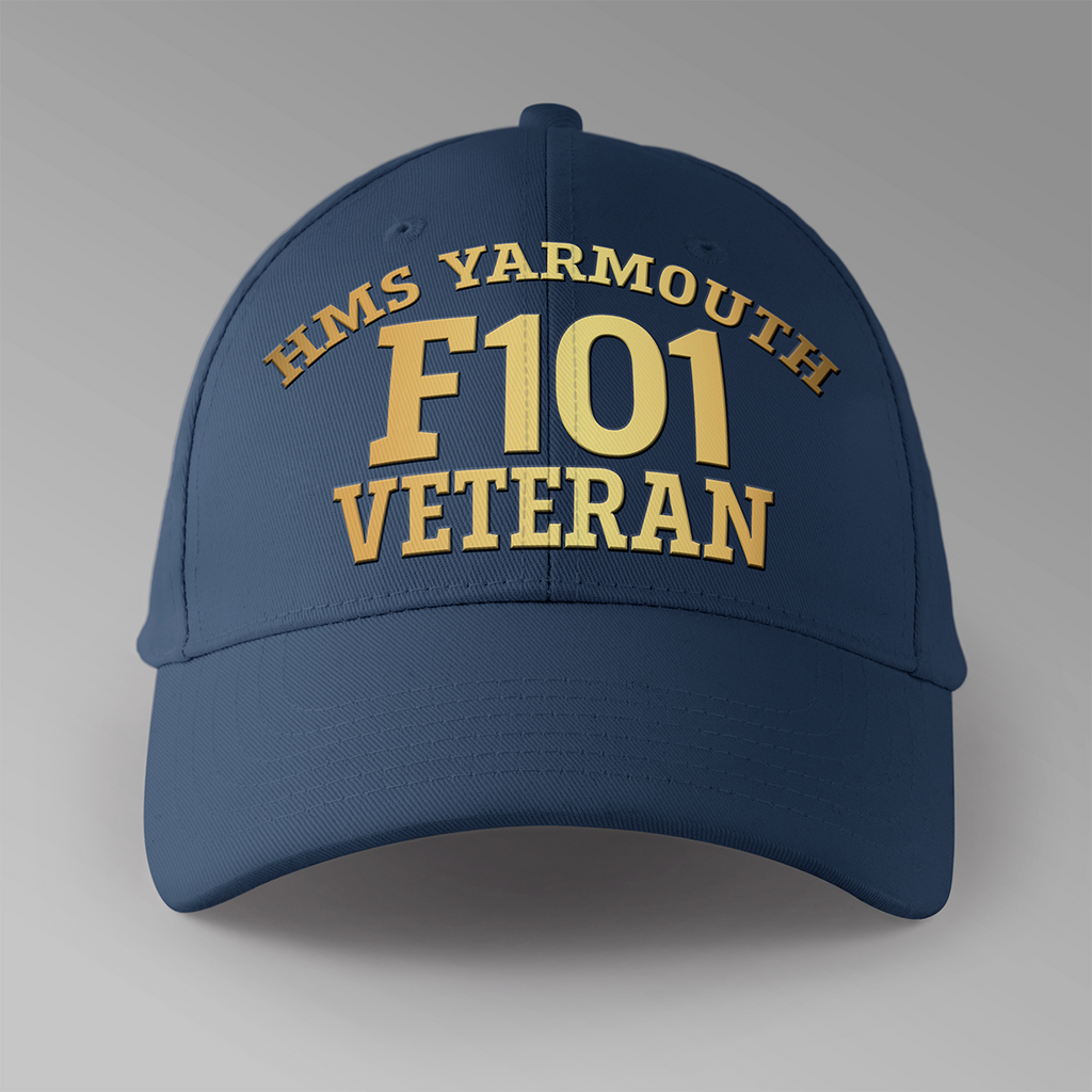 HMS Yarmouth F101 Veteran - Personalised Baseball Cap