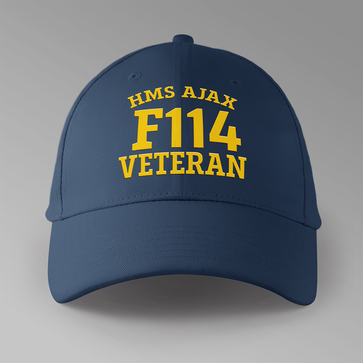 HMS Ajax F114 Veteran - Embroidered Personalised Baseball Cap